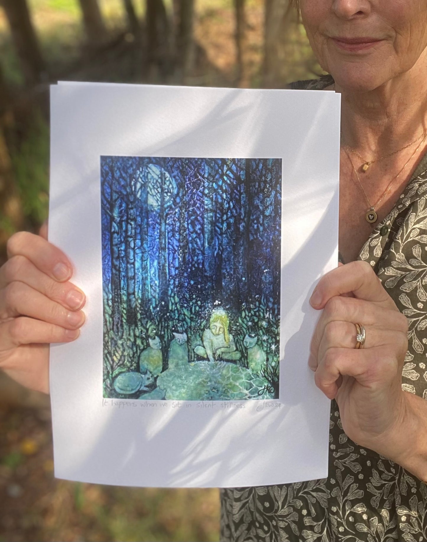 it happens when we sit in silent stillness