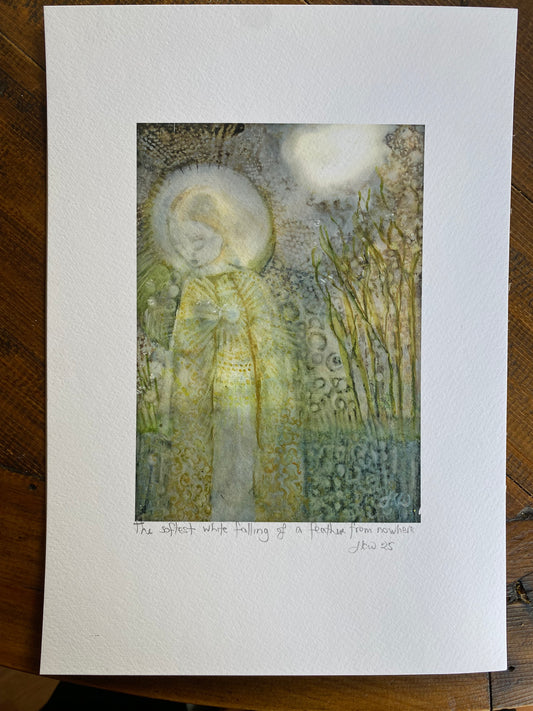 the softest white falling of a feather from nowhere     2025