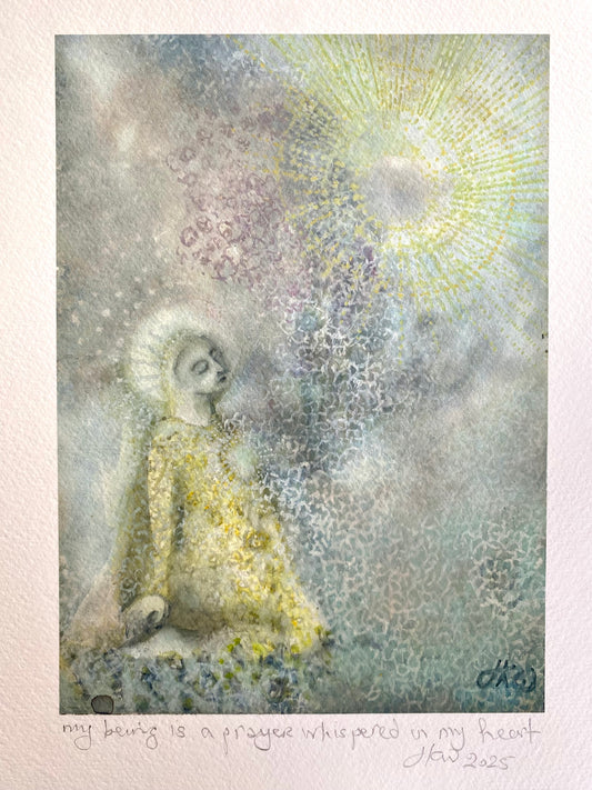 my being is a prayer whispered in my heart    2025     TREASURE