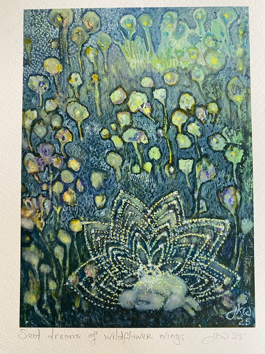 a seed dreams of wildflower wings   2025 TREASURE